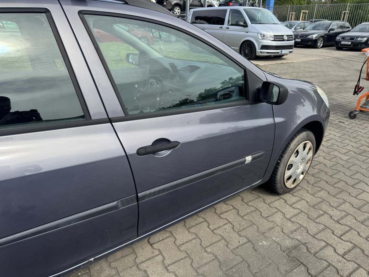 Renault Clio 3 Grandtour original T&uuml;r vorn rechts TEJ47 Bleu gris Kombi Rohbau Bj.2009